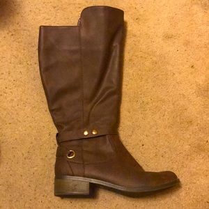 Brown Mid Calf Boots